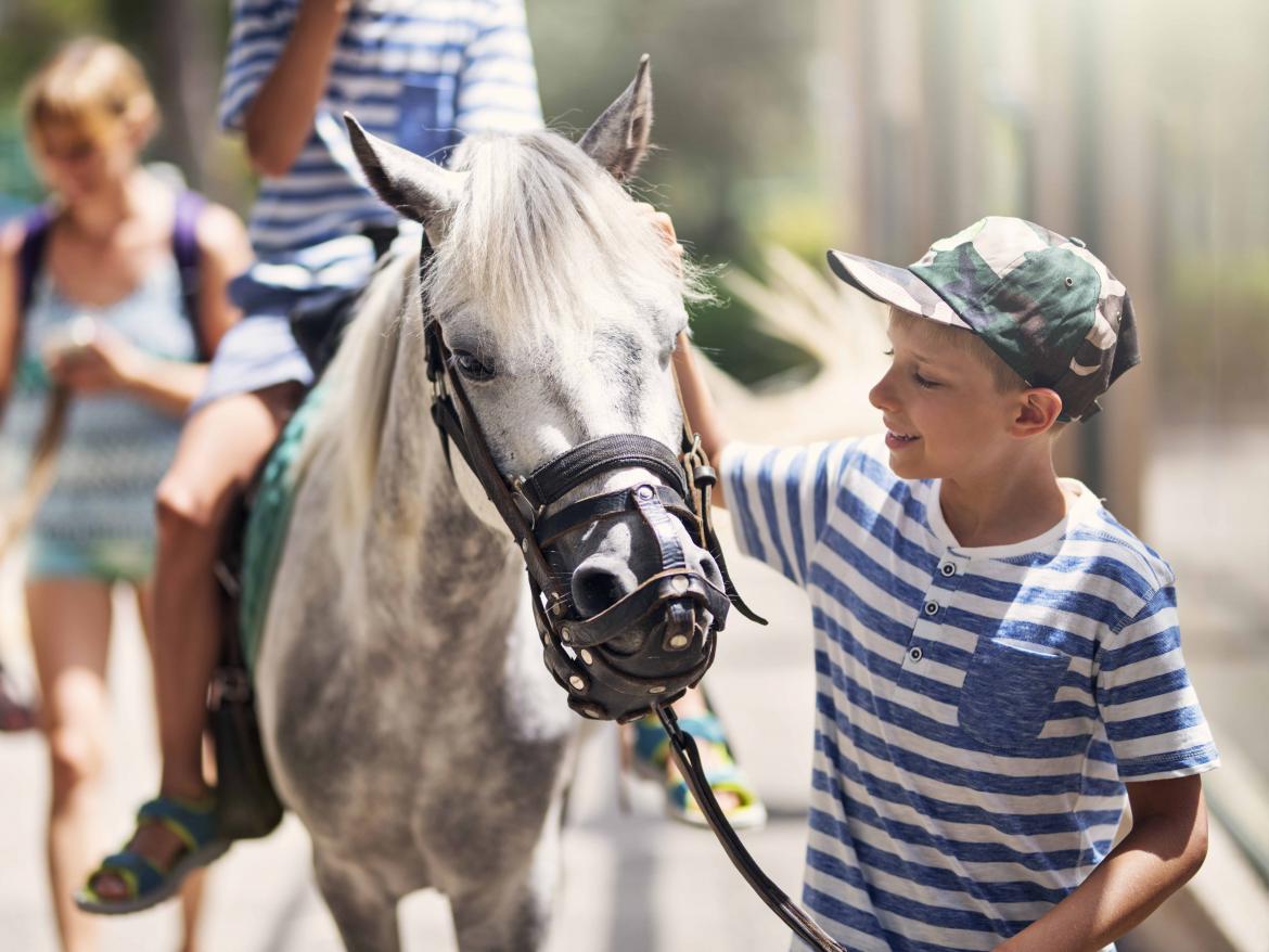 enfants cheval