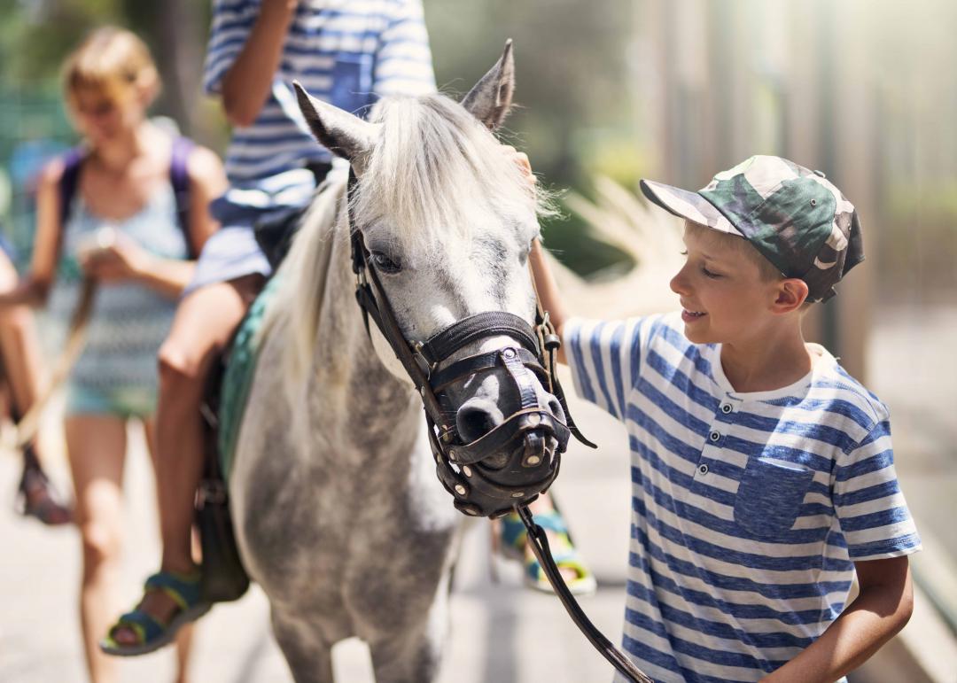 enfants cheval