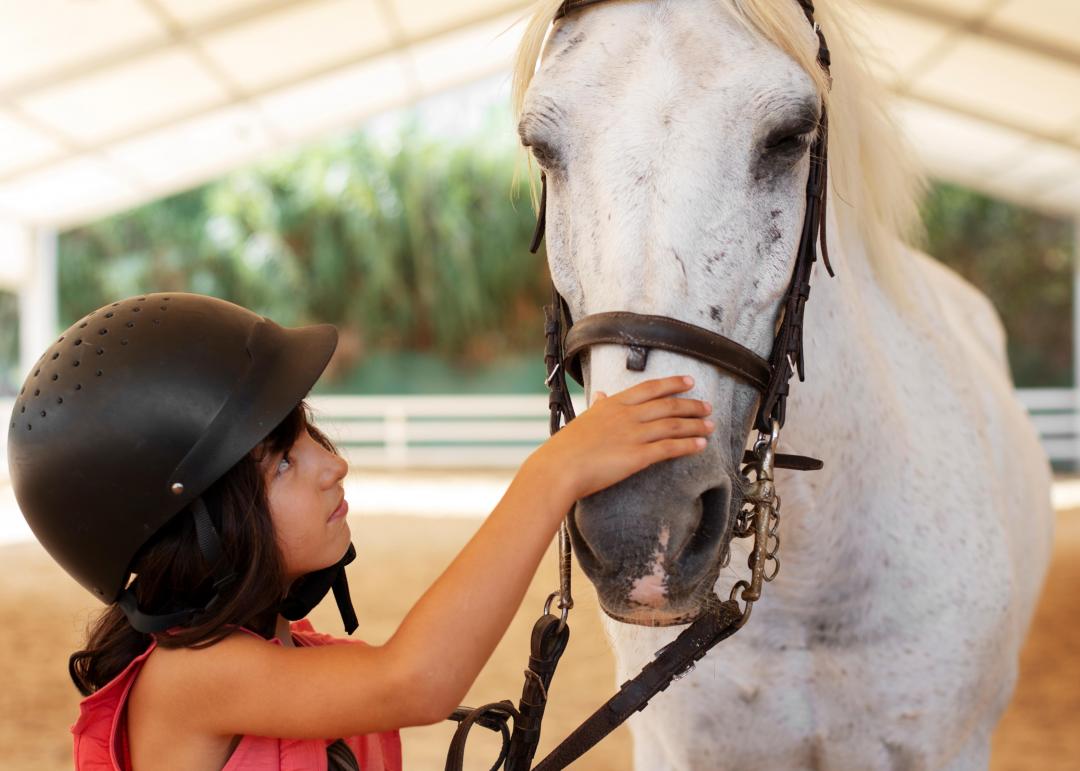 enfant avec son cheval